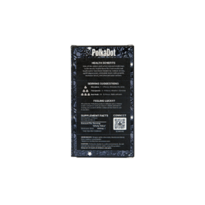 Cookies & Cream Swirl Chocolate Bar 1 polkadot chocolate, A Gourmet Twist on Mushroom Chocolate