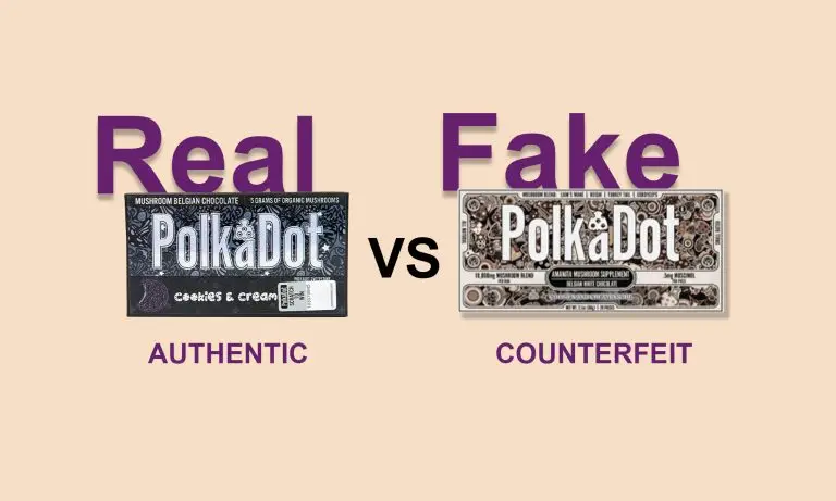 polkadot chocolate bar real vs fake​