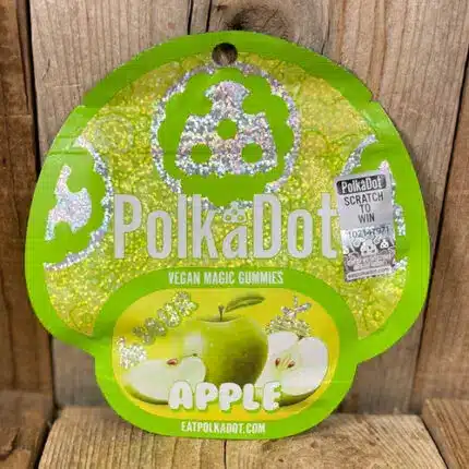 PolkaDot Sour Apple Gummies 4G | polka dot gummies