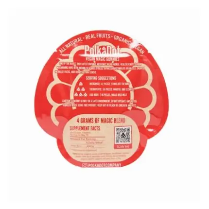 PolkaDot Gummies Chamoy Mango 4G - elderberry gummies